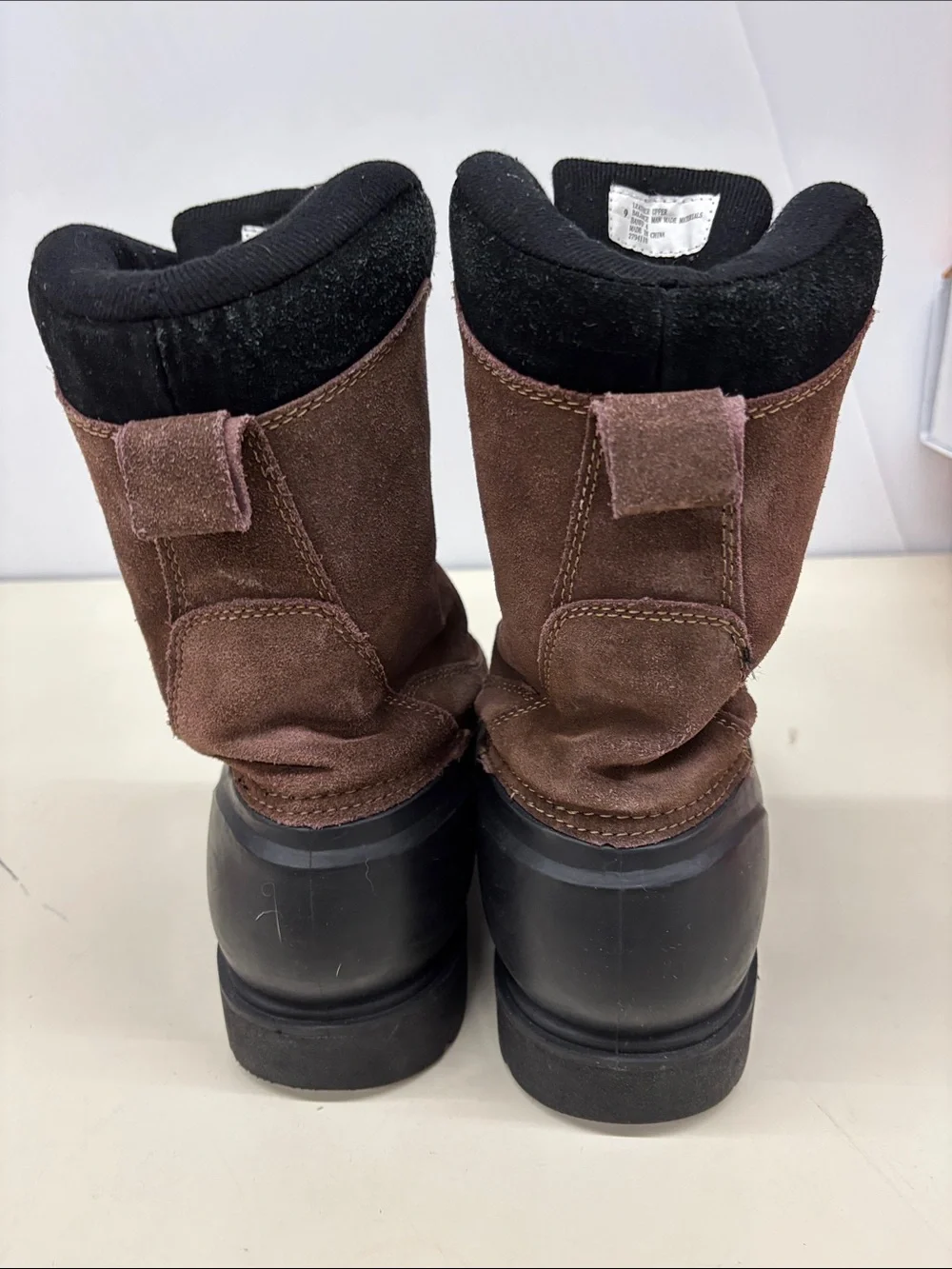 3M Thinsulate Brown Leather and Black Rubber